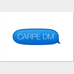 Carpe Diem - Seize the Opportunity to Direct Message Me Posters and Art